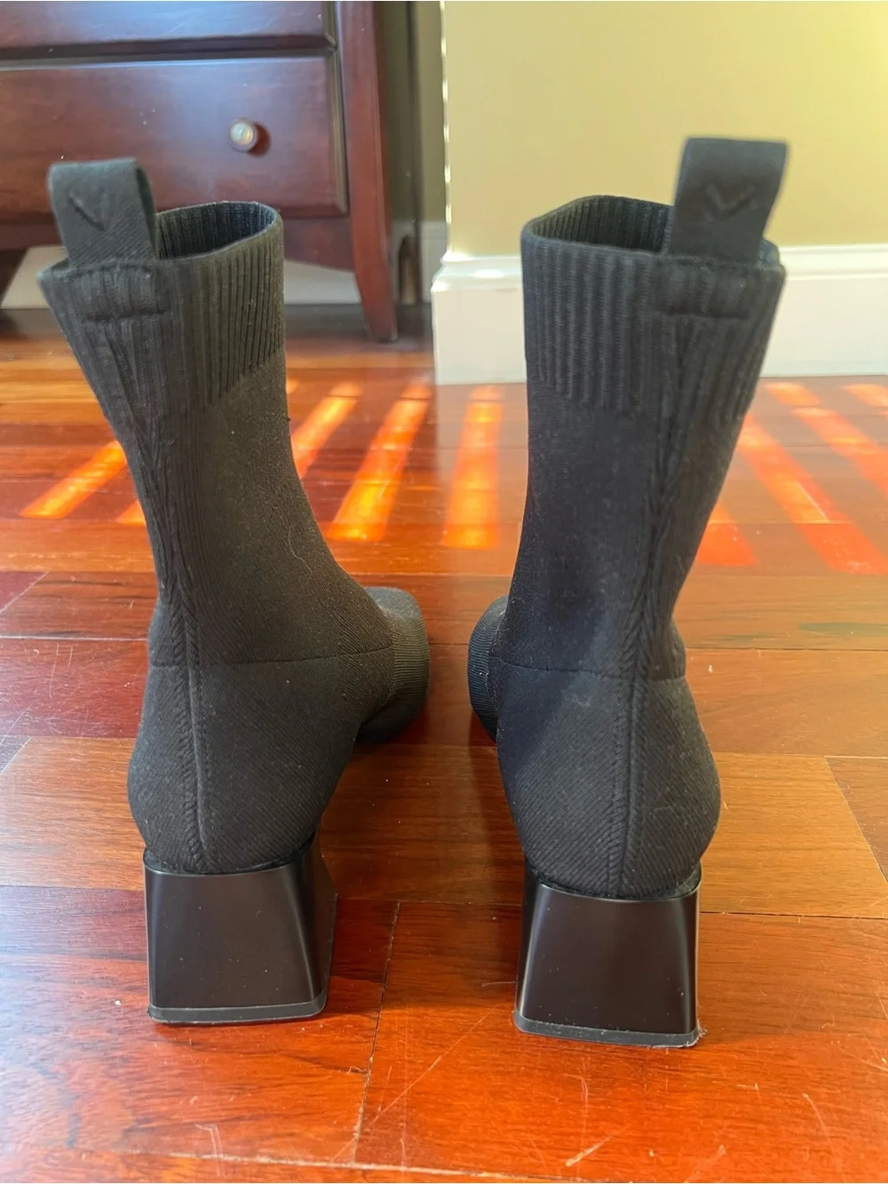 VIVAIA square-toe Regina water repellant heeled boots - barely worn.